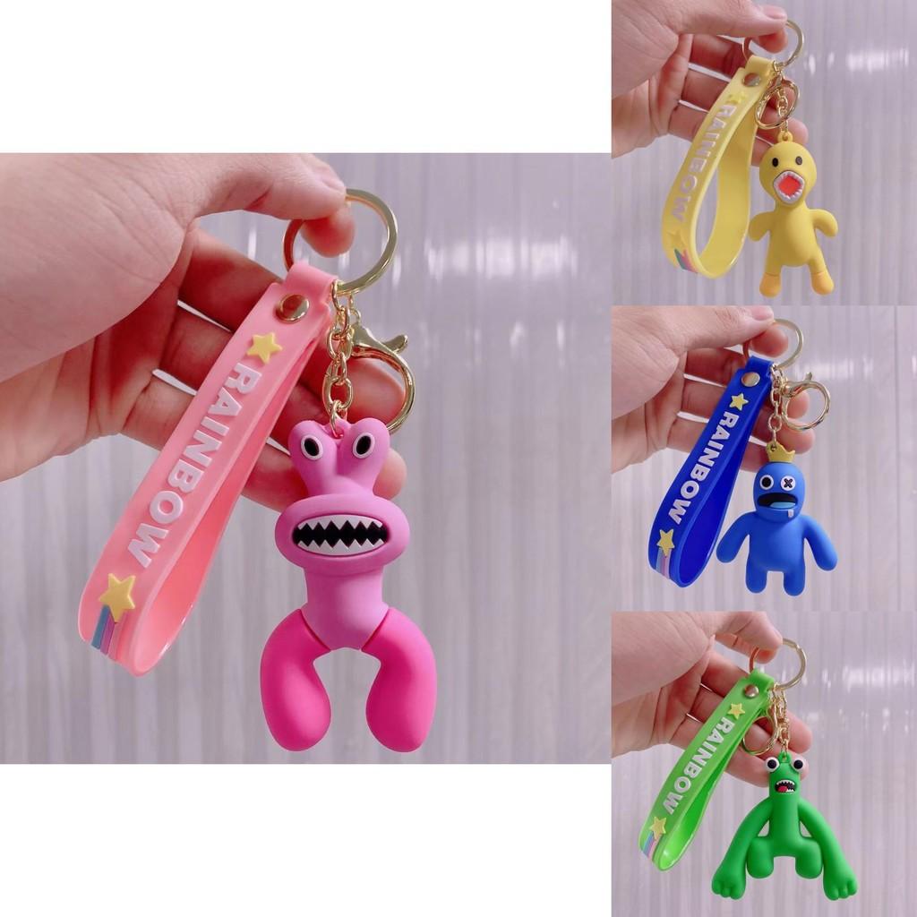Colorful Roblox Rainbow Friends Keychain Bag Pendant For Kids Xmas Gift