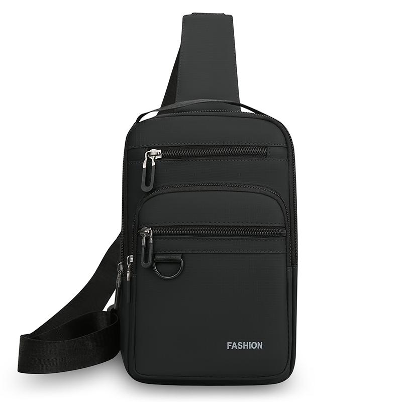 Men s Multifunctional  Chest Bag Fashionable Casual Crossbody Bag Trendy Outdoor Sports Commute Small Shoulder Bag