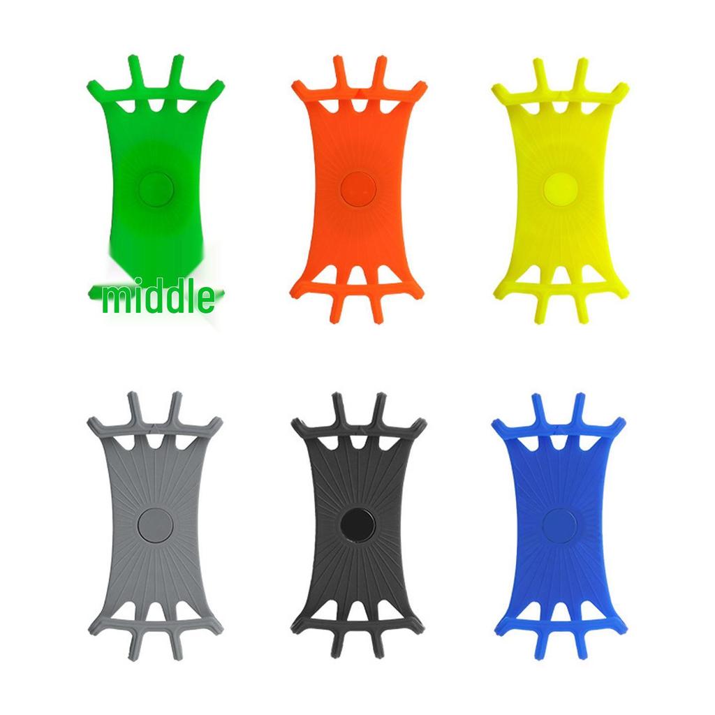 Universal Silicone Phone Holder for Bicycles, Scooters, and Motorcycles