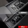 LHD RHD For Mazda 3 BP - ABSwindow rise switch panle Central Console Gear Shift Panel front Water Cup Cover  Accessories