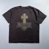 Harley Davidson Dublin Ireland Vintage T Shirt Y2K Black Promo Cross Motorcycle