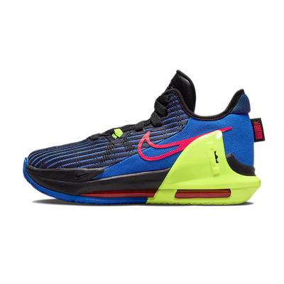 Lebron 6 Witness Mid Top Kinder Basketballschuhe Blaue Sneaker DD0423-405