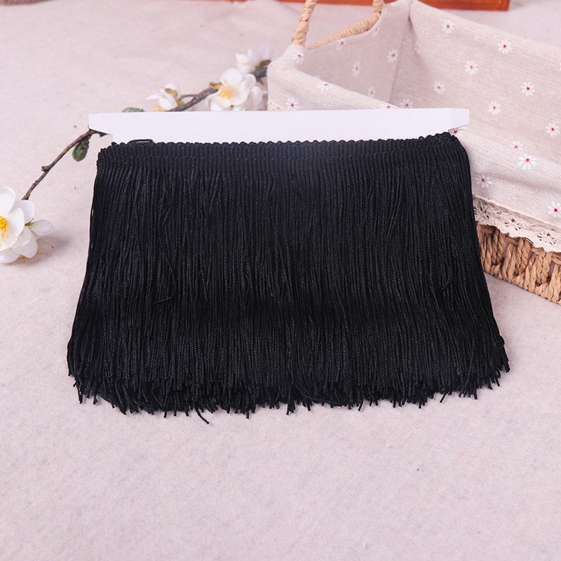 Polyester Fringe Tassel Trim (10-20cm) for Stage Costumes, Curtains, Carpets, and Lace Decorations