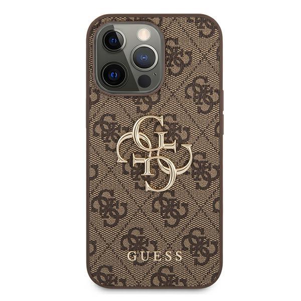Guess Guhcp13L4Gmgbr Iphone 13 Pro / 136,1 Brązowy/Brown Hardcase 4G Big Metal Logo