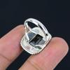 Naturlig Rökig Kvarts 925 Sterling Silver Delad Skänk Handgjord Ring För Kvinnor & Flickor