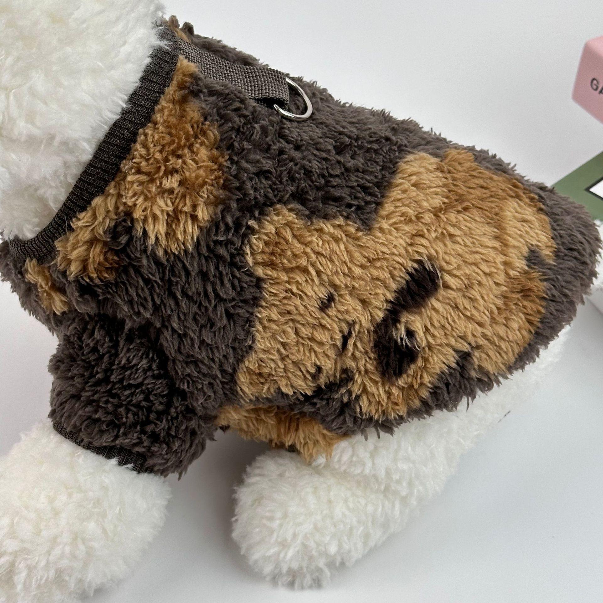 

Pet Cat Than Bear Тедди Корги Золотистый ретривер Маленькая Средняя И Большая Собака Одежда для Собак Жилет Мягкая Теплая Одежда 4XL