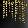 Cheerland Gold Circle Garland Gold Party Decorations Hanging Dot Banner Streamer Backdrop Decor Wedding Birthday Bday Bridal Baby Shower Bachelorette