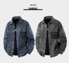 2025 Autumn Tie-Dye Denim Long-Sleeve Shirt Jacket