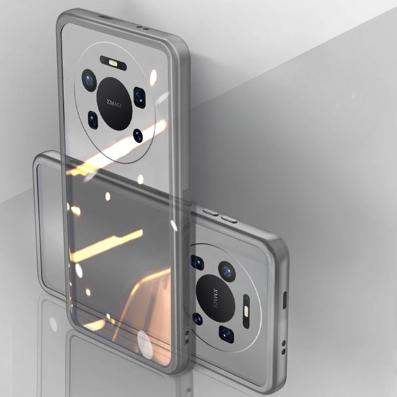 For Huawei Mate 80 Pro Case Camera Protection Semi Transparent Soft Silicone Shockproof with Lens Protector Films