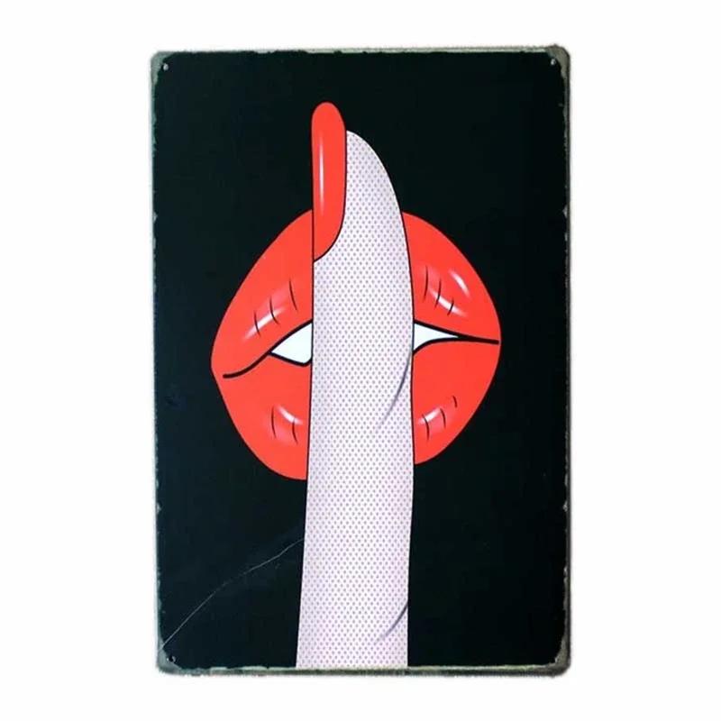 Sexy Girls Europe Beauties Poster Metal Iron Sign Art Paintings Bar Pub Garage Home Decoration Retro Tin Sign Craft Plate Plaque