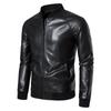 Leather Jacket Men's Jacket New Version Youth Casual PU Leather Jacket Top