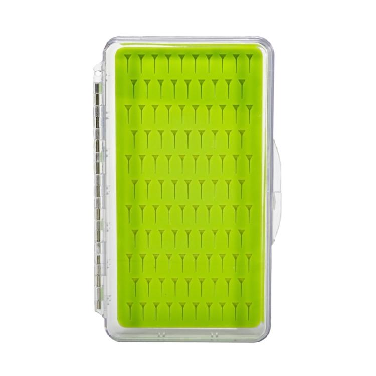 Fly Fishing Hook Box with Silicone Pad Waterproof Fishing Gear, 2 Size Optional