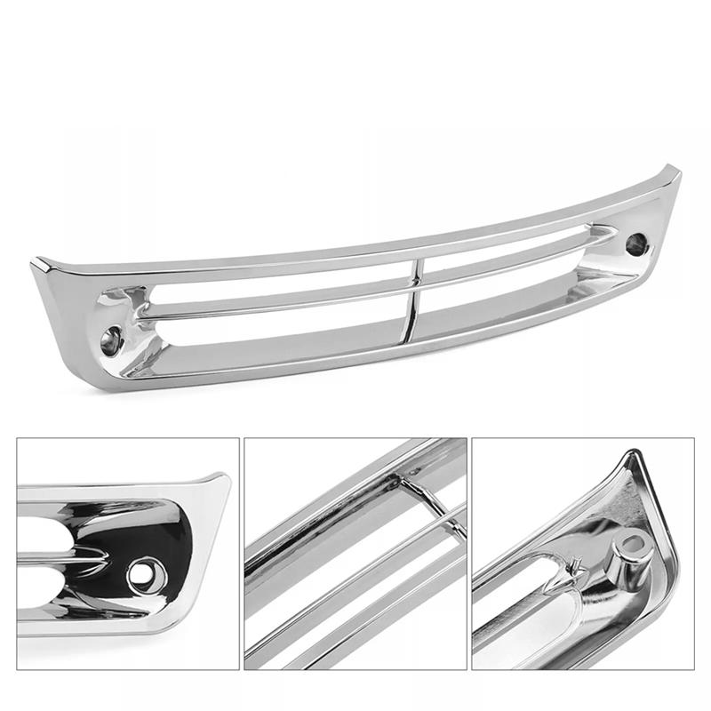 A51K-Motorcycle Front Lower Headlight Fairing Grille Trim Cover For Honda Goldwing GL1500 GL 1500 1988-2000