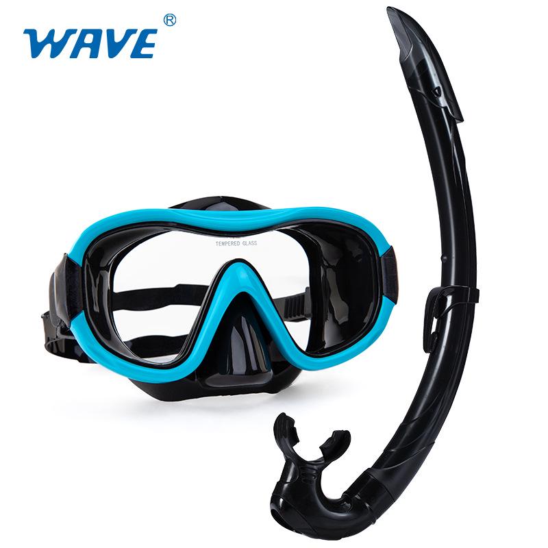 Waterproof Diving Mask & Semi-Dry Snorkel Set