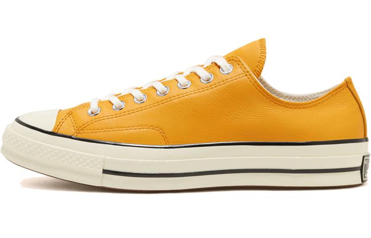 Converse Сезонный цвет Кожаные Chuck 1970-х Желтый Белый 167066C 46.5