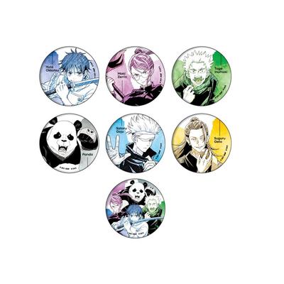 Jujutsu Kaisen Movie 0 01 Sketch Trading Can Badge Complete Set of 7 [GraphArt Illustration] [Rare Included] (Box)