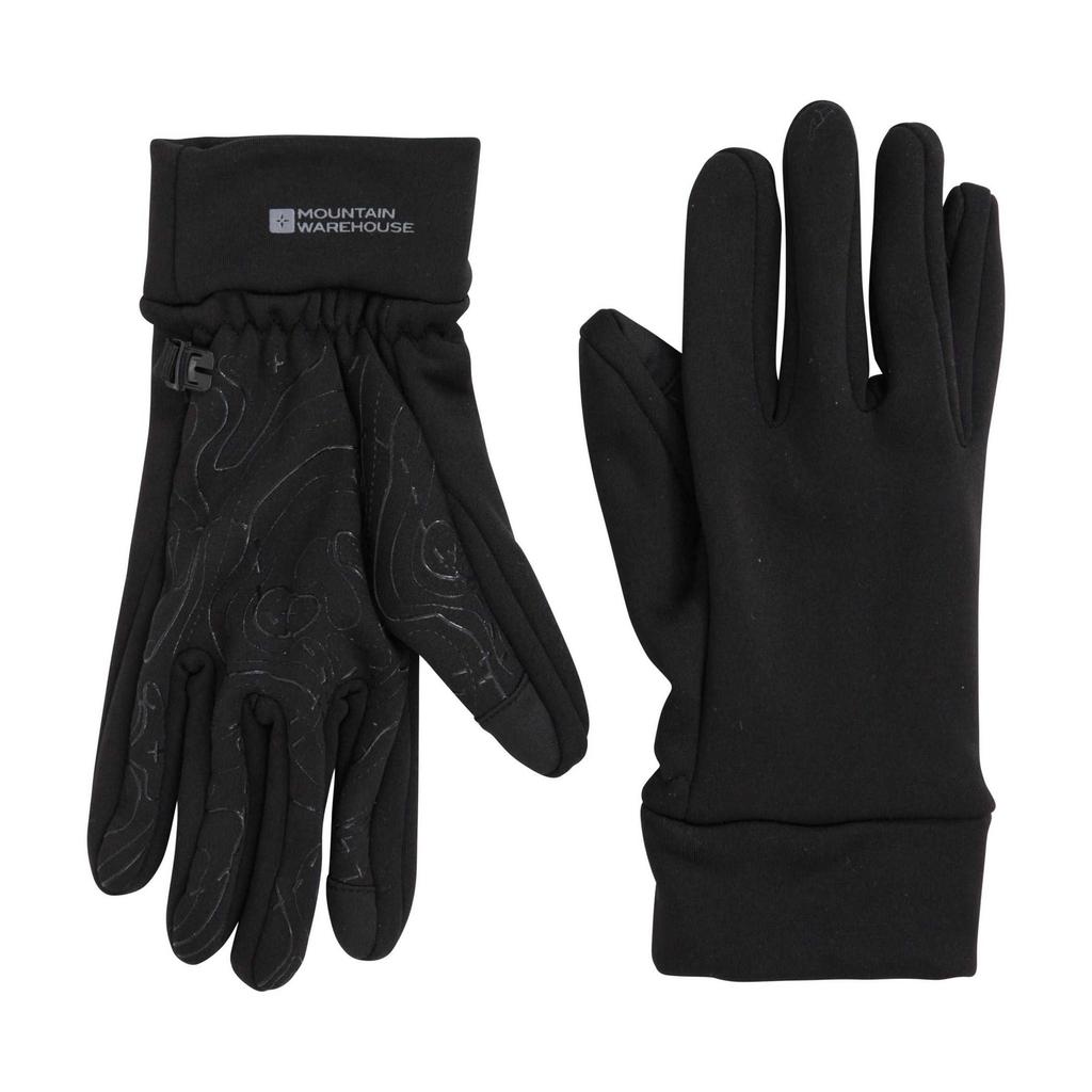 Mountain Warehouse Unisex Adult Grippi Fleece Lined Active Cycling Gloves