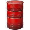 Le Creuset Heat-Resistant Container Stacking Ramekin Set Cherry Red Cold-Resistant Microwave Oven Compatible Wedding Celebration Anniversary Bridal