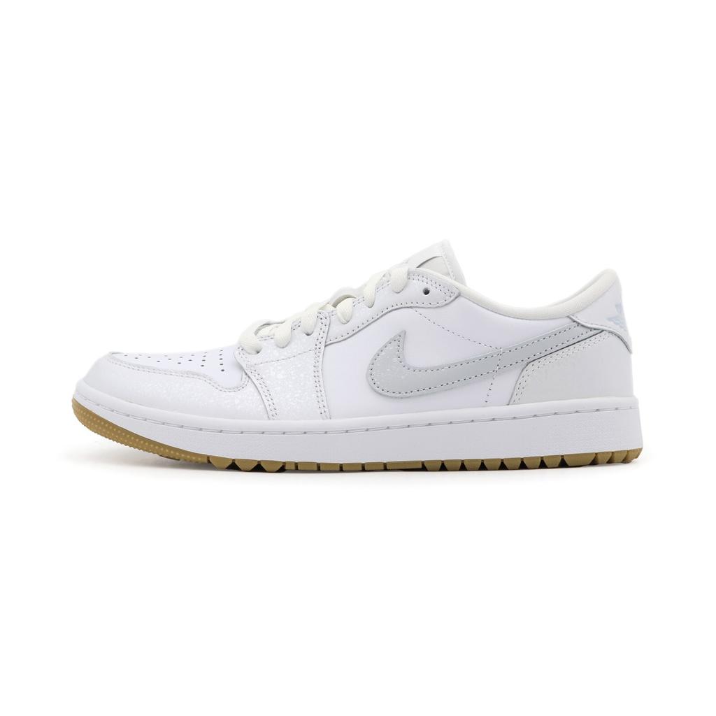 DD9315-111 Nike Air Jordan 1 Low Golf White Gum Pure Platinum Brown (Men's)