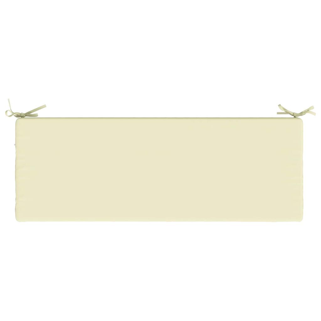 Bench Cushion SOEST 100percent Polyester Cream 100 X 40 X 8 Cm