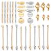 10pcs/lot Stainless Steel Extension Chains Link Jump Rings Lobster Clasps Connectors For Bracelets Necklace DIY Jewelry Making