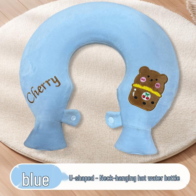 U-Shaped Neck & Shoulder Hot Water Bottle: Cervical Spine Heat Therapy & Shoulder Protector