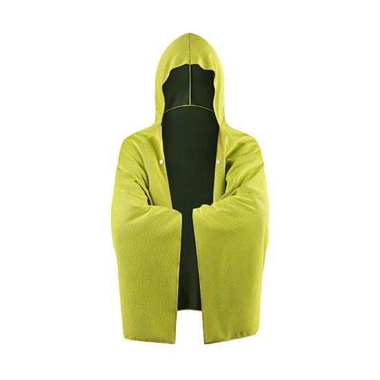 Yousheng Cooling Towel Cloak, Hooded Cool Towel Cape, Beach Towel Cloak, Instant Cooling Towel for Men Women Summer Beach Yoga Camping
