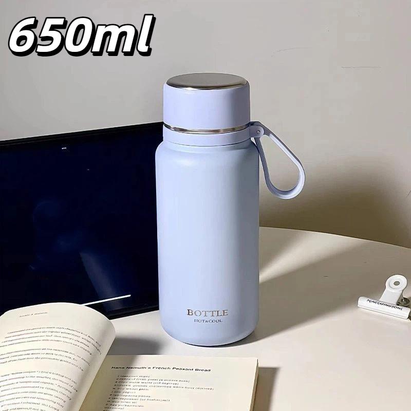 650Ml/850Ml Fashion Stainless Steel Vacuum Flask With Filter Portable Coffee Tea Thermal Water Bottle Travel Tumbler