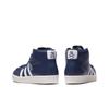 Adidas Originals Pro Model Vintage Comfortable Versatile Trendy Breathable Mid-Top Skate Shoes Unisex Sneakers Blue B35247