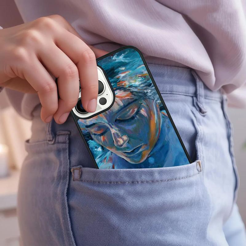 Abstract Art Underwater Boy Girl Phone Case For iPhone 17 Air 15 16e 14 13 Pro Max Coque 12 11 Pro Max PLUS Cover