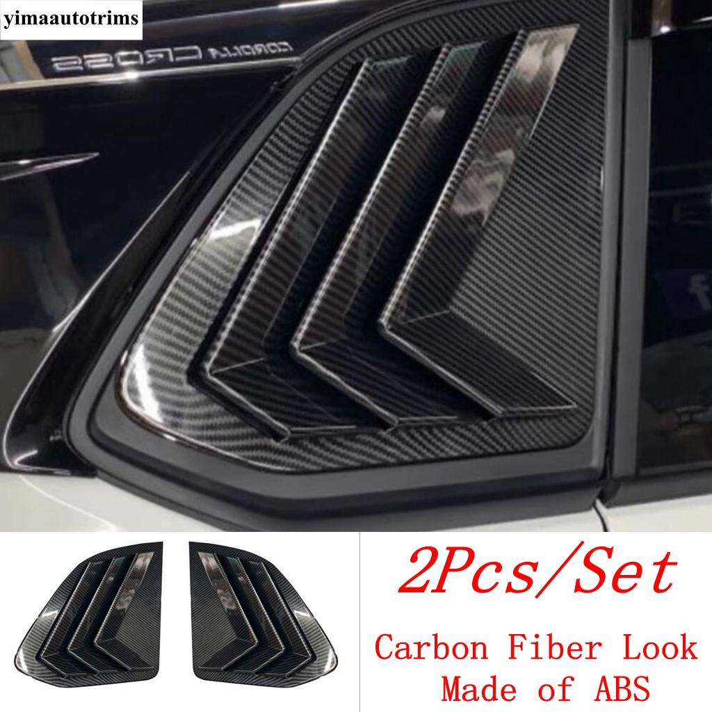 Rear Window Louver Shutter Sun Shade Side Vent Panel Decoration Cover Trim Accessories For Toyota Corolla Cross XG10  - 2025