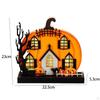 Halloween Led Pumpkin Ornament Decoration Handmade Sculpture for Centerpiece Coffee Table