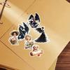 18pcs Stickers Watercolor Gothic Dark Fallen Angel Stickers DIY Scrapbook Diary  Decoration Vintage Scrapbooking Stationary