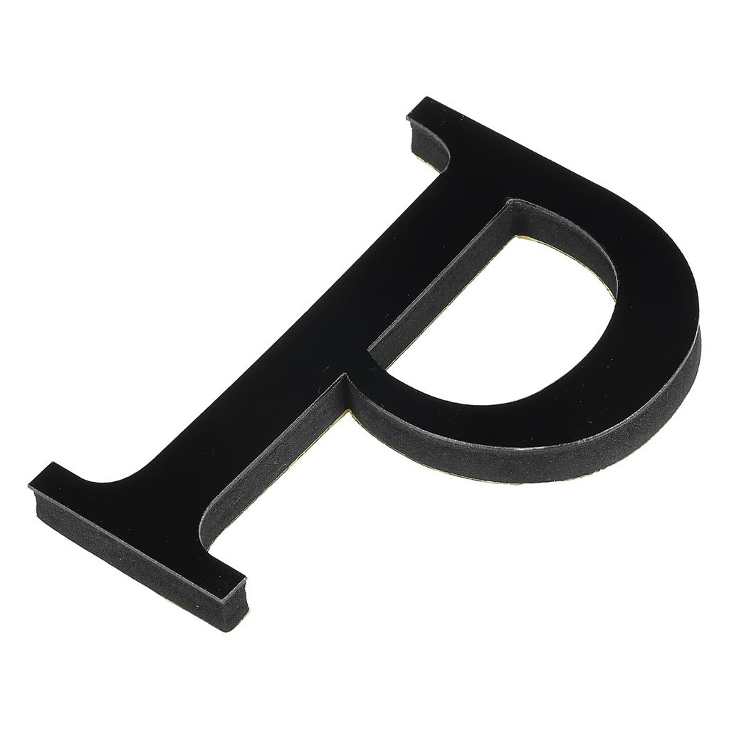 10cm Black 26 English Letters Wall Sticker 3D Mirror Acrylic Wall Sticker Decals Self-Adhesive Decor Wall Art Mural Home Party