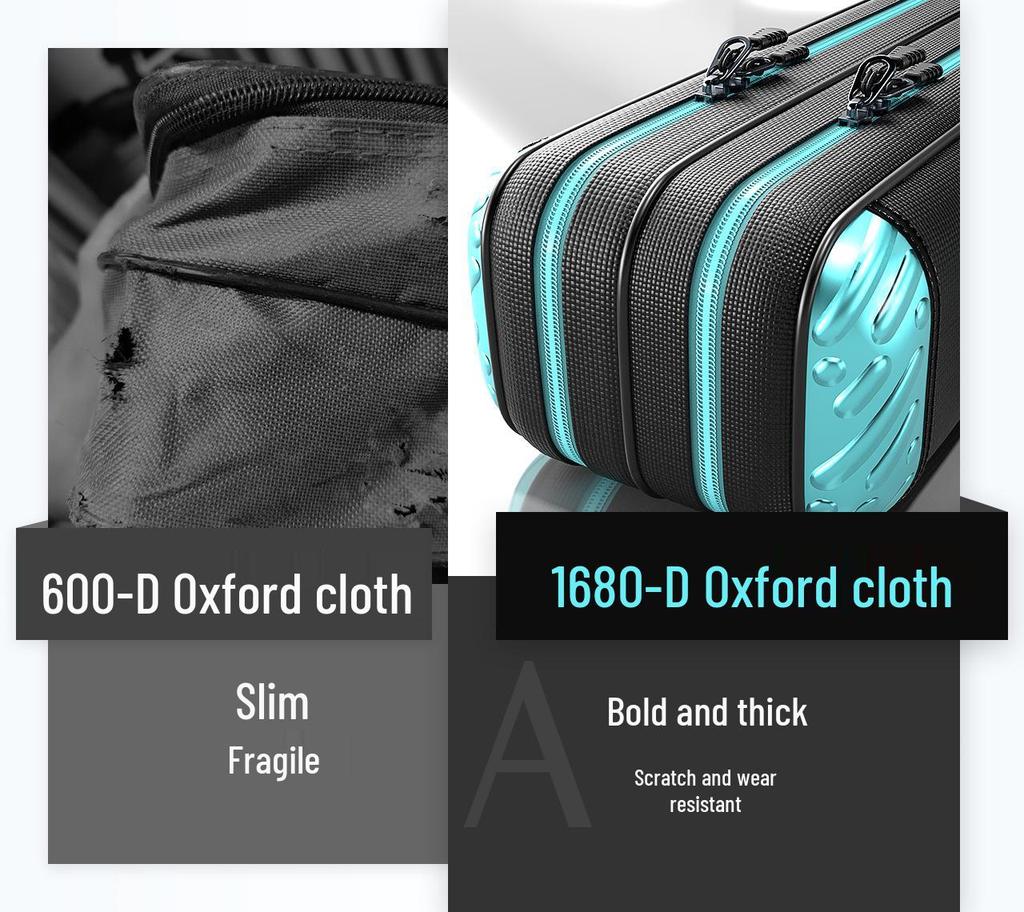 Borsa multiuso per canne da pesca di grande capacità - Leggera custodia per attrezzatura in Oxford