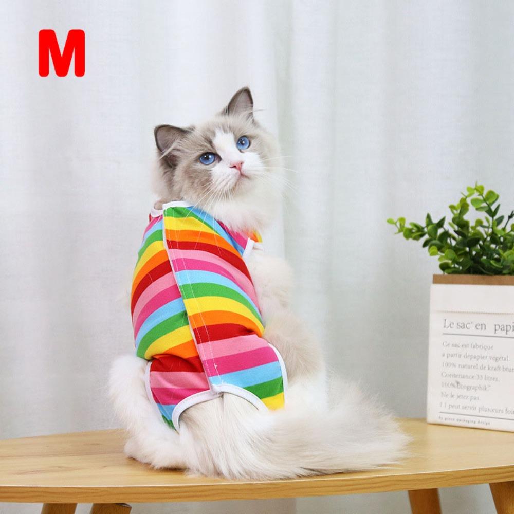 Print Pet Surgery Suit Anti-scratch Anti-licking Clothes Durable Weaning Suit