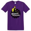 Planet Fitness Fitnessstudio Herren Lila Größe S bis 5XL