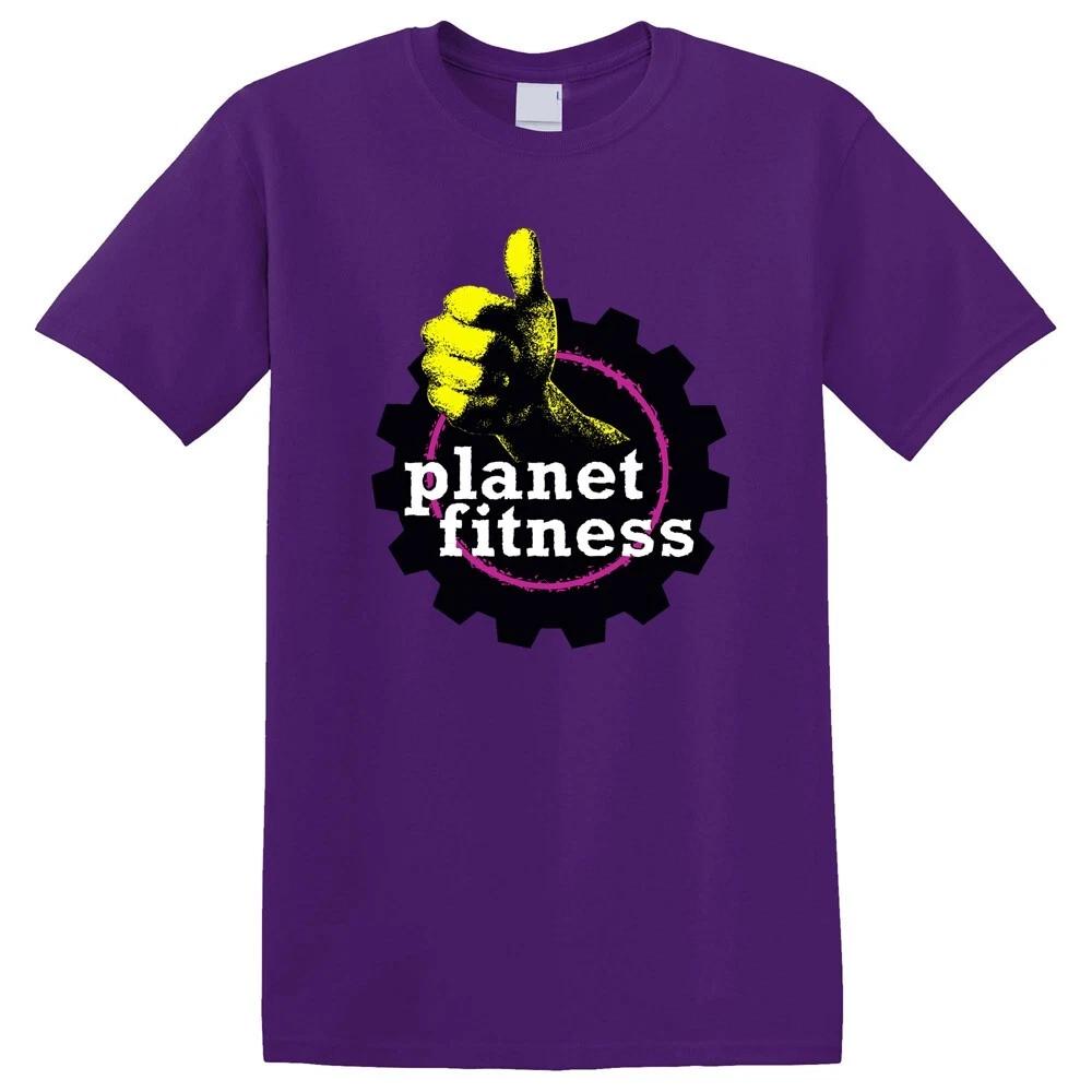 Planet Fitness Gym Men s Purple Size S to 5XL 4XL
