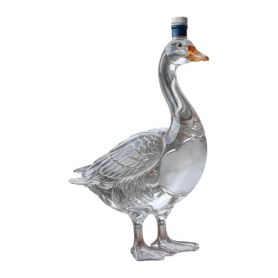 3D Animal Whiskey Decanter Bottle Glass Bird 350ml Decorative Whiskey Liquor Bottle Artistic A