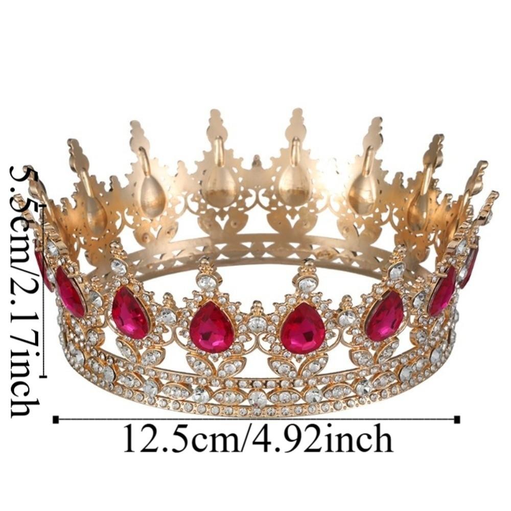 Sparkling Bridal Tiara Elegant Crystal Headpieces Queen Rhinestone Wedding Crown  Bridal Event