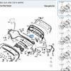 Mercedes-Benz W156 GLA200 Rear Bumper Bright Strip