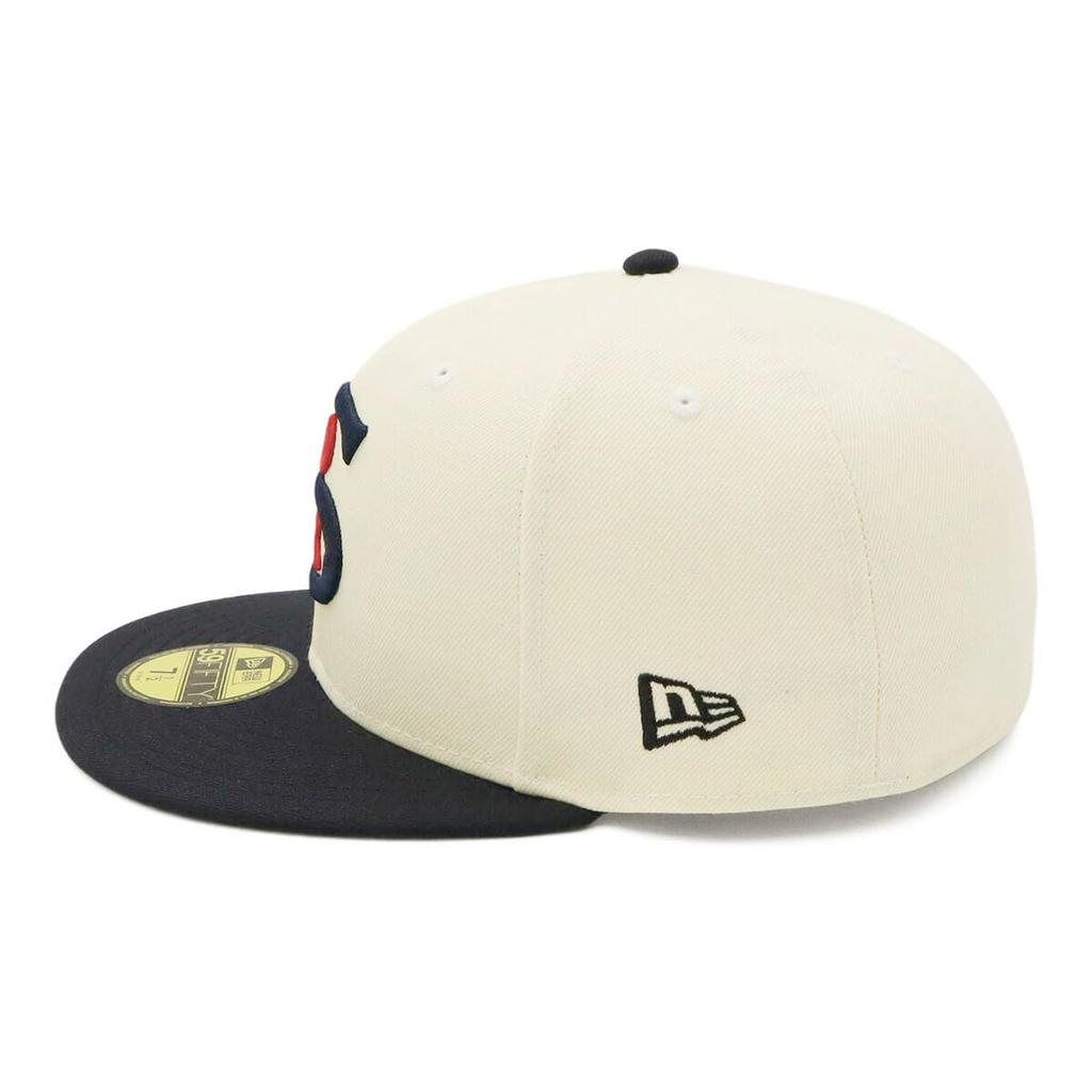 New Era 59FIFTY Cap MLB Chicago White Sox CWS with Side ONSPOTZ and Side Flat Summer Sun UV Protection (70823761, NER35C6581) Chrome/Navy/White Patch,