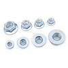 Galvanized Hex Flange Nut M6