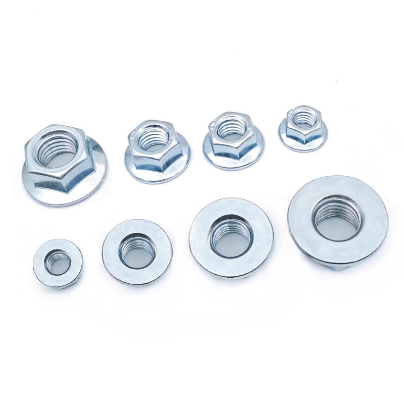 Galvanized Hex Flange Nut M6