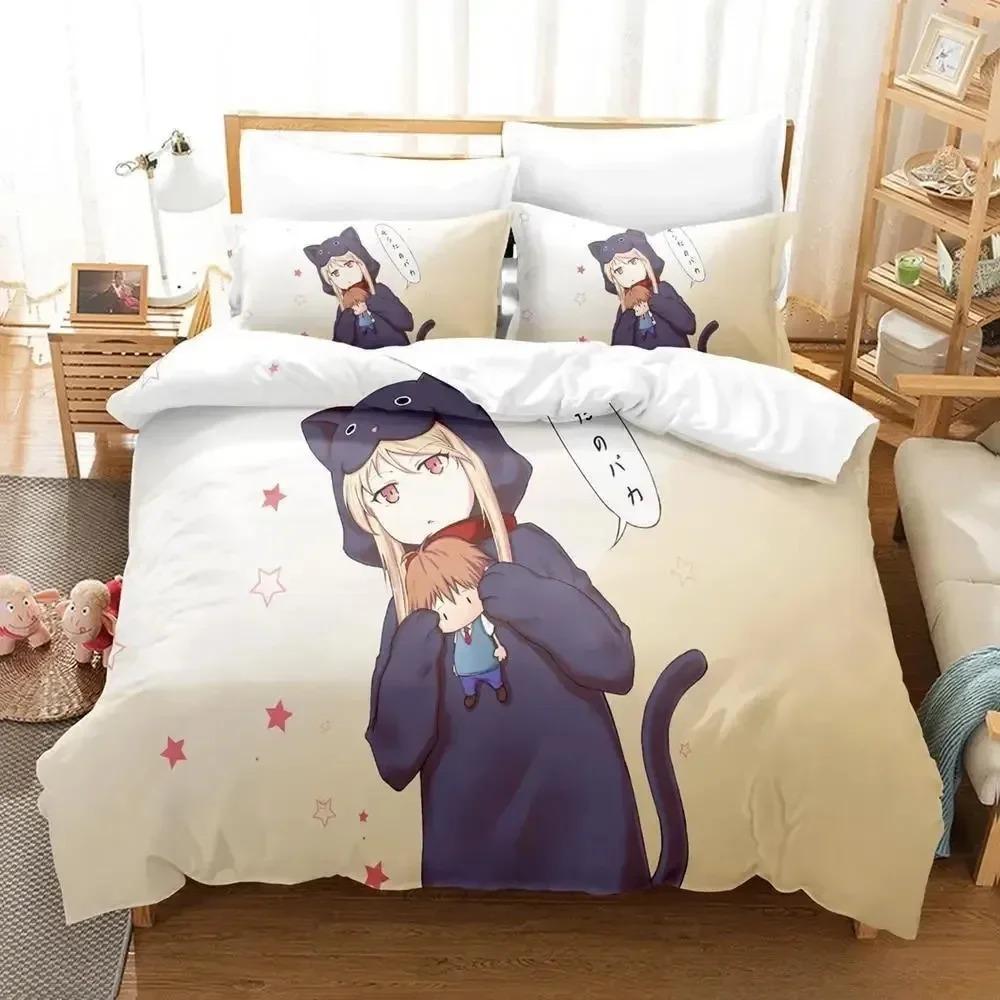 The Pet Girl Of Sakurasou Bedding Set Single Twin Full Queen King Size Bed Set Adult Kid Bedroom Duvet Cover Sets 3D Anime Bed