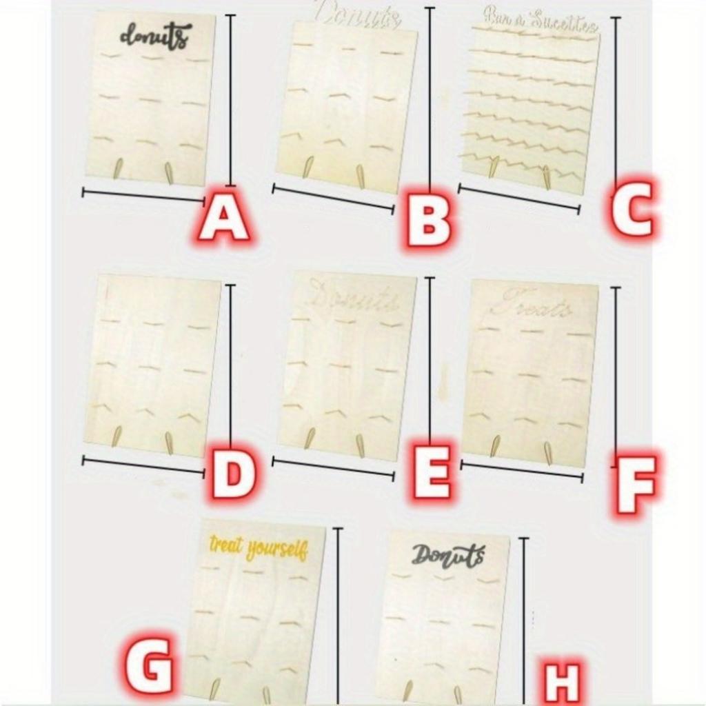 Mehrzweck Holz Donut Wandregal Country Hochzeitsdekoration Tisch Donut Displayständer