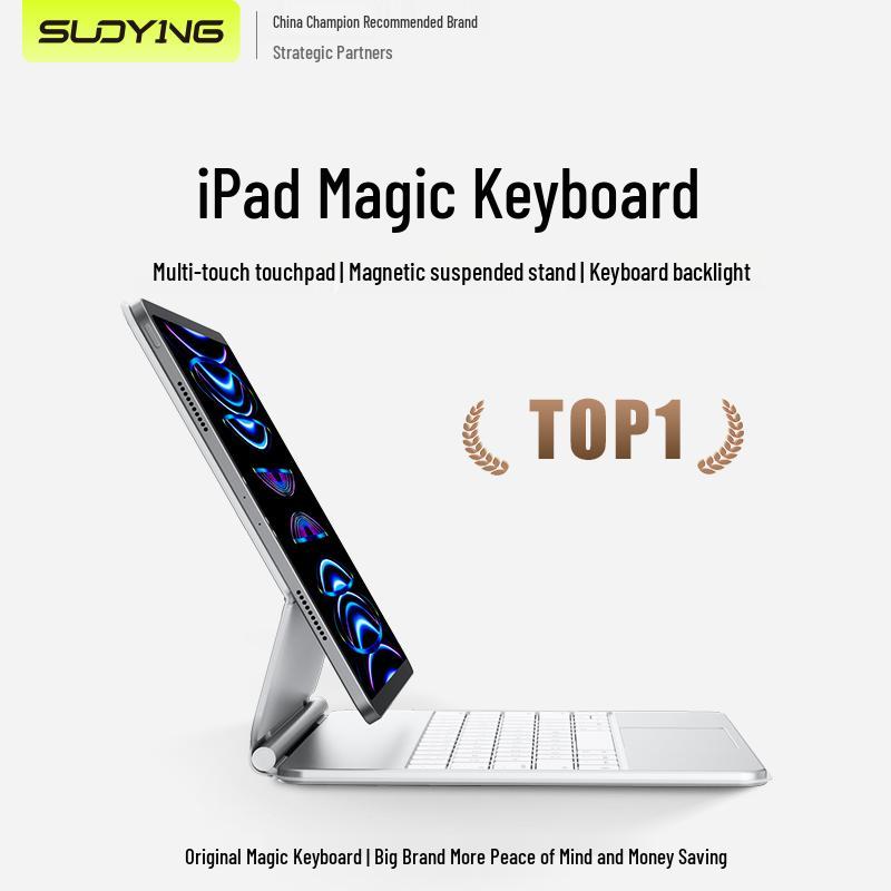Soying Magic Keyboard Hülle für Apple iPad