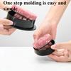 3 In 1 Round Shape Non-Stick Stuffed Hamburger Mold Beef Veggie Hamburger Meat Press Making Meat Presses Blotting Oil Paper