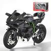1:12 Kawasaki H2R Motorcycle Model Diecast Collectible Toy Replica Bike Display Piece - Black