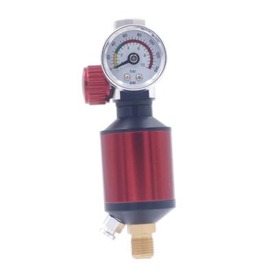 Compact Air Pressure Regulator with Oil Water Separator for Air Compressors and Pneumatic Tool Hose Applications